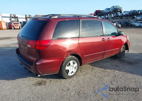 2005 Toyota Sienna Le z USA, uszkodzony, nr VIN 5TDZA23C35S366643